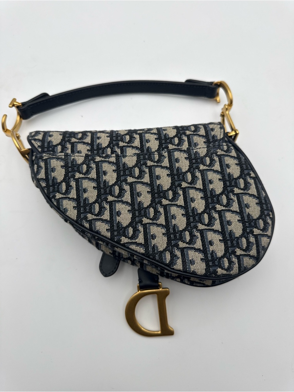 Dior Mini Oblique Saddle Crossbody Bag - Picture 10 of 13